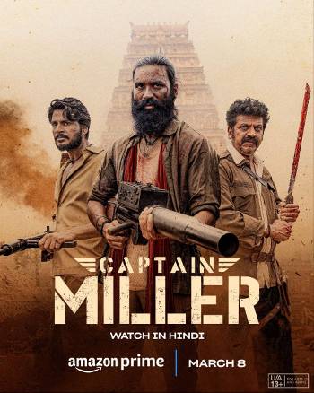 Download Captain Miller 2023 Hindi ORG 5.1 Movie WEB-DL 1080p 720p 480p HEVC